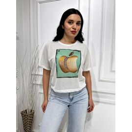 Топ жіночий 5034 white р.S-XL "BAMBIN" недорого оптом від прямого постачальника