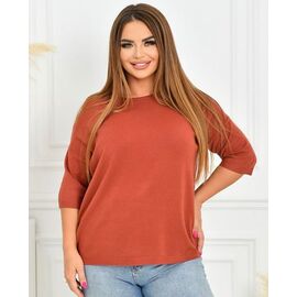 Светр жіночий 24053 terracot р.50-56 "BAMBIN" недорого оптом від прямого постачальника