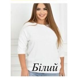 Светр жіночий 24053 white р.50-56 "BAMBIN" недорого оптом від прямого постачальника