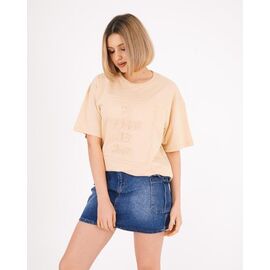 футболка жіноча 60121 beige р.S-XL "BAMBIN" недорого оптом від прямого постачальника