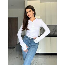 Светр жіночий 1520 white р.42-48 "BONJOUR" недорого оптом від прямого постачальника