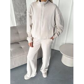 Фотография Костюм спортивный женский 1683 l.beige р.42-52 "BONJOUR" недорого оптом от прямого поставщика