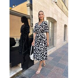 Сукня літня жіноча 2353 white р.42-52 "BONJOUR" недорого оптом від прямого постачальника