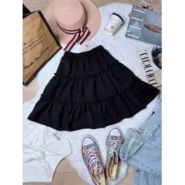 Спідниця жіноча 2456 black р.42-46 "BONJOUR" недорого оптом від прямого постачальника