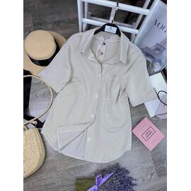 Сорочка жіноча літня 2463 beige р.42-48 "BONJOUR" недорого оптом від прямого постачальника