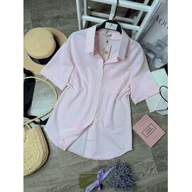 Сорочка жіноча літня 2463 pink р.42-48 "BONJOUR" недорого оптом від прямого постачальника