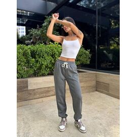 Штани спортивні жіночі 305 grey р.44-48 "BONJOUR" недорого оптом від прямого постачальника