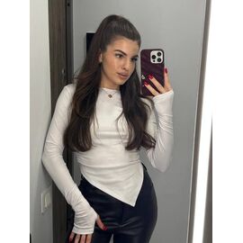 Светр жіночий 3098 white р.42-48 "BONJOUR" недорого оптом від прямого постачальника