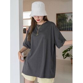 футболка жіноча 4141 grey р.42-50 "BONJOUR" недорого оптом від прямого постачальника