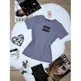 футболка жіноча 4209 grey р.42-48 "BONJOUR" недорого оптом від прямого постачальника