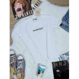 футболка жіноча 4211 white р.42-48 "BONJOUR" недорого оптом від прямого постачальника