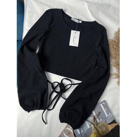 Топ жіночий 5091 black р.42-48 "BONJOUR" недорого оптом від прямого постачальника