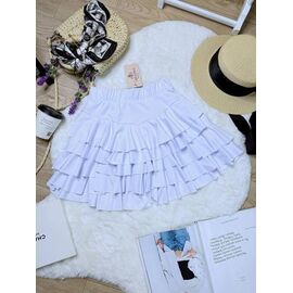 Спідниця жіноча 5156 white р.42-52 "BONJOUR" недорого оптом від прямого постачальника