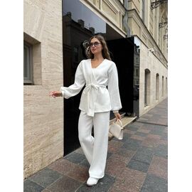 Костюм жіночий теплий 5168 white р.42-48 "BONJOUR" недорого оптом від прямого постачальника