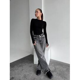 Светр жіночий 5171 black р.42-48 "BONJOUR" недорого оптом від прямого постачальника