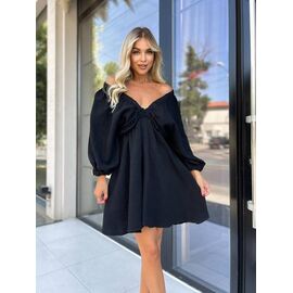 Сукня літня жіноча 6212 black р.42-48 "BONJOUR" недорого оптом від прямого постачальника