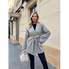 Кардиган жіночий 1665 grey р.42-48 "BONJOUR" недорого оптом від прямого постачальника