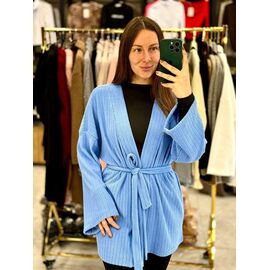 Кардиган жіночий 1666 l.blue р.42-48 "BONJOUR" недорого оптом від прямого постачальника