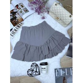 Спідниця жіноча 2447 grey р.42-48 "BONJOUR" недорого оптом від прямого постачальника