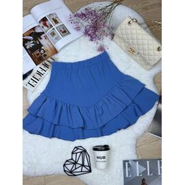 Спідниця жіноча 2447 l.blue р.42-48 "BONJOUR" недорого оптом від прямого постачальника