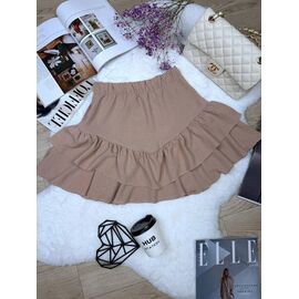 Спідниця жіноча 2447 l.brown р.42-48 "BONJOUR" недорого оптом від прямого постачальника