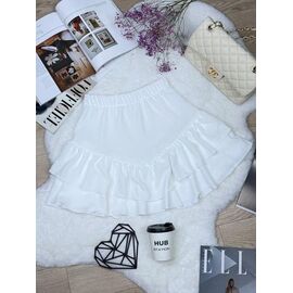 Спідниця жіноча 2447 white р.42-48 "BONJOUR" недорого оптом від прямого постачальника