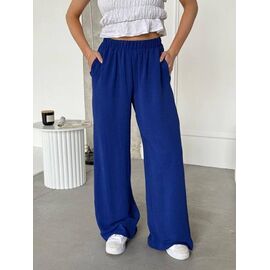 Жіночі штани 3104 blue р.42-52 "BONJOUR" недорого оптом від прямого постачальника