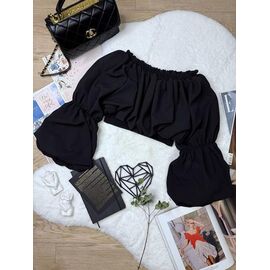 Топ жіночий 3105 black р.42-48 "BONJOUR" недорого оптом від прямого постачальника