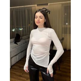 Светр жіночий 5175 white р.42-48 "BONJOUR" недорого оптом від прямого постачальника