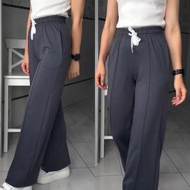 Штани спортивні жіночі 1048 grey р.S-XL "VICTORY" недорого оптом від прямого постачальника