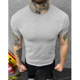 Фотография Футболка мужская 1242 grey р.2XL-6XL "Madoka" недорого оптом от прямого поставщика