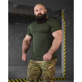 Фотография Футболка мужская 1245 green р.2XL-6XL "Madoka" недорого оптом от прямого поставщика