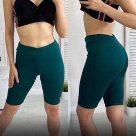 Фотография Велосипедки женские 571 green р.S-XL "VICTORY" недорого оптом от прямого поставщика
