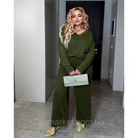 Костюм двійка жіночий ангора рубчик розміри 46-60 "LADA" недорого від прямого постачальника