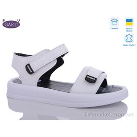 Фотография Босоножки женские летние Лето 0136 біла шкіра (6 пар р.36-40) "Garti" недорого оптом от прямого поставщика
