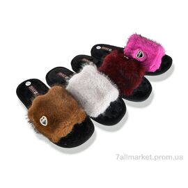 Фотография Тапки женские для дома Весна/осень 520 mix (12 пар р.36-41) "SANLIN 2" недорого оптом от прямого поставщика