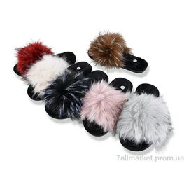 Фотография Тапки женские для дома Весна/осень 509 mix (12 пар р.36-41) "SANLIN 2" недорого оптом от прямого поставщика