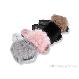 Фотография Тапки женские для дома Весна/осень Y21 mix (12 пар р.36-41) "SANLIN 2" недорого оптом от прямого поставщика