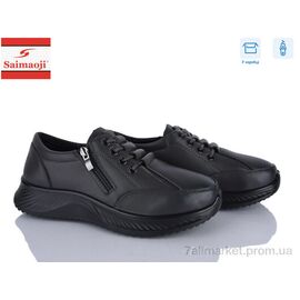 Фотография Туфли женские стильные Весна/осень J12-7 (8 пар р.36-41) "Saimaoji" недорого оптом от прямого поставщика