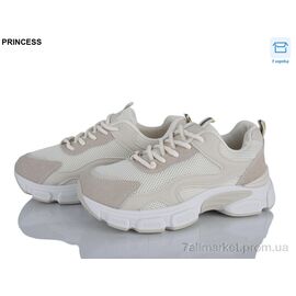 Фотография Кроссовки женские модные Весна/осень 195-11 (8 пар р.37-41) "Princess" недорого оптом от прямого поставщика