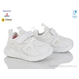 Кросівки дитячі модні Весна/осінь ABC2211 white (6 пар р.20-25) "Clibee-Doremi" недорого оптом від прямого постачальника