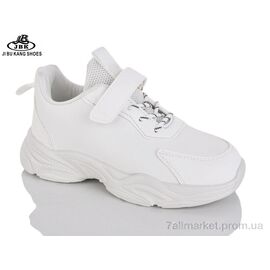 Кросівки дитячі модні Весна/осінь A002-780 white (6 пар р.32-37) "Jibukang" недорого оптом від прямого постачальника