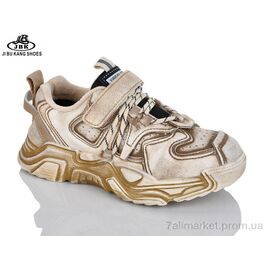 Кросівки дитячі модні Весна/осінь 002-1686 brown (6 пар р.32-37) "Jibukang" недорого оптом від прямого постачальника