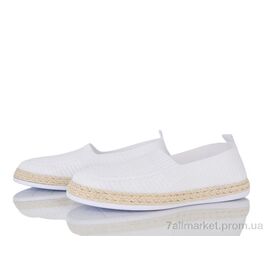 Фотография Слипоны женские тканевые Лето 396-646 (8 пар р.36-41) "Бабочка-Mengfuna-AESD" недорого оптом от прямого поставщика