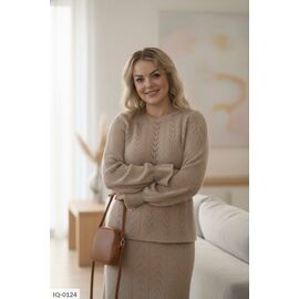 Жіноча стильна блузка БАТАЛ р.48-50;52-54 "LANA" купити недорого від прямого постачальника