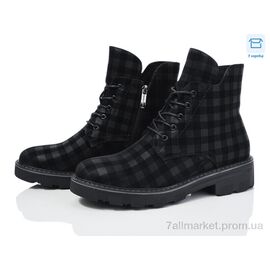 Черевики жіночі стильні Весна/осінь 3006-1B (8 пар р.36-41) "FG" недорого оптом від прямого постачальника