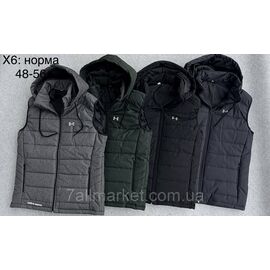 Фотография Жилетка мужская демисезонная стёганая, размеры 48-56 (4цв) "L&K" купить недорого от прямого поставщика
