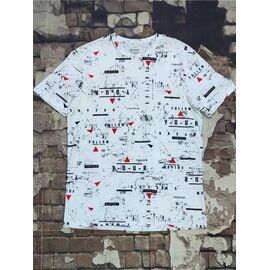 Фотография Футболка мужская M5488R white р.M-2XL "Samo" недорого оптом от прямого поставщика