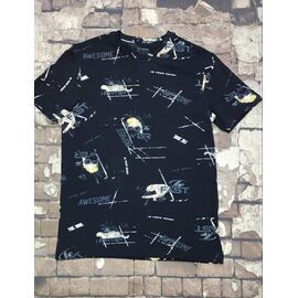 Фотография Футболка мужская M5488R-3 black р.M-2XL "Samo" недорого оптом от прямого поставщика