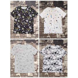 Фотография Футболка мужская M5795R-1 l.grey-black р.48-56 "Samo" недорого оптом от прямого поставщика